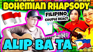 Lagu minang terbaru video mp4/mp3. Alip Ba Ta Queen Bohemian Rhapsody Fingerstyle Cover Filipino Couple Reacts Youtube