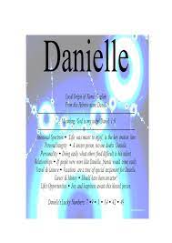 English unisex name derived from the vocabulary word, meaning diamond for girls and bright protector for boys. Number 23 Bible Meaning Danielle Name Meaning Names With Meaning Meaning Of My Name Danielle Name Meaning