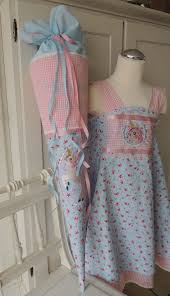 Einschulungskleid Schultute Einhorn Gr 122 128 Genaht Aus Baumwollstoffen Stickdatei Zwergen Schultuten Madchen Back School Outfits Sommerschule Outfits