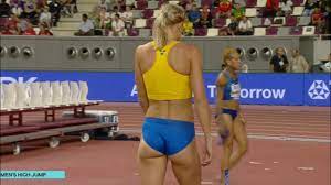 Själv kallar hon det coronaeffekten. Erika Kinsey High Jump 2019 World Athletics Championships Youtube