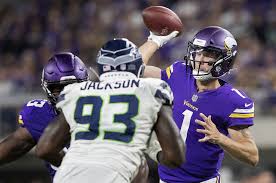 vikings qb kyle sloter is a playmaker says mike zimmer