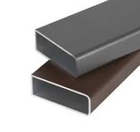 [Hot Item] 6063 6061 Black Grey Anodized Aluminum Alloy Square Tube Hollow  Tube Rectangular Aluminum Tube Square Flat Aluminum Profile