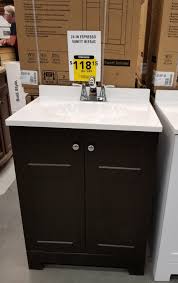 Over 300 different bathroom products 3 stores in the greater montreal area. Lowe S Bathroom Vanities On Clearance White 126 65 Espresso 118 15 Holiday Deals And More Com
