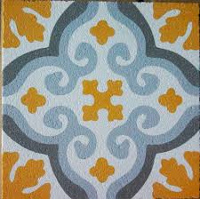 High quality handcrafted cement tiles ready to ship. Outdoor Encaustic Cement Tile 120a Torra Barcelona Cement Tiles Floor Floral Matte
