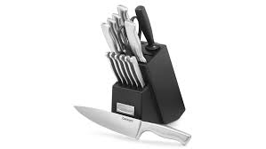A kitchen knife block set also makes a fantastic gift for that favourite foodie in your life… hint, hint, as do our knife sets in cases and with magnetic wall racks. Cuisinart Stainless Steel Knife Block Set This 15 Piece Best Selling Set Is Under 50 Right Now