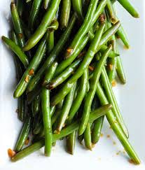 Cold Garlic Sesame Soy Marinated Green Beans Recipe Marinated Green Beans Green Beans Veggie Dishes