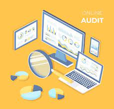 Online-Prüfung, Forschung, Bericht, Analyse, Analysemethode Web- Und  Mobilfunkdienst Diagramme Auf Bildschirmen Von Laptop, Monit Vektor  Abbildung - Illustration Von Digital, Finanzierung: 158746883