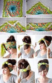 How To Tie A Bandana Hair Styles How To Tie Bandana Scarf Hairstyles