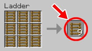 This is the minecraft crafting recipe for a ladder. Minecraft 15 Things You Didn T Know About The Ladder Youtube