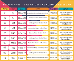 Euro T20 Slam Schedule Teams Squads Live Score Live Streaming Highlights Point Table Venue Star Player Edinburgh Rock Cricket Club