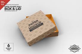 Download Small Rectangular Box Lid Mockup Packaging Mockup Free Packaging Mockup Paper Packaging