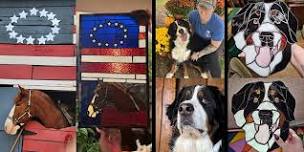 Stained Glass Solder Only Pet Portrait Workshop