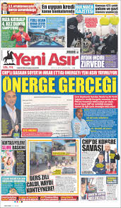 Sam reklam (hcs reklam) resmi sitesi. Newspaper Yeni Asir Turkey Newspapers In Turkey Wednesday S Edition September 18 Of 2019 Kiosko Net