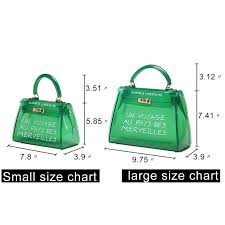 Details About New Variety Colours Trendy Clear Un Voyage Au Pays Handbag Across Body Bag Tote