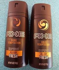 Axe Deodorant Body Spray Gold And Dark Temptation All Day Fresh 4 Oz Lot Of 2 79400448767 Ebay Body Spray Deodorant Axe Dark Temptation