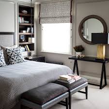Shades of black, gray, and blue are often found in modern men's bedrooms. Male Decorate Room