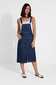 Prix 35,99 € prix club 17,99 €. Midi Robe Salopette En Jean Salopettes Online Acheter Maintenant Salopettes Online