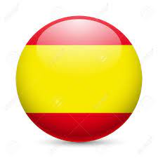 Die flagge spaniens, im sprachgebrauch auch „spanisch la rojigualda (sinngemä…. Flagge Von Spanien Als Runde Glanzend Symbol Taste Mit Spanischen Flagge Lizenzfrei Nutzbare Vektorgrafiken Clip Arts Illustrationen Image 29186329