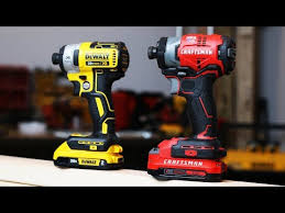 dewalt dcf887 vs craftsman cmcf820 best american made impact driver comparison test