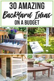 30 Amazing Backyard Ideas On A Budget Diy Backyard Patio Budget Backyard Backyard Diy Projects