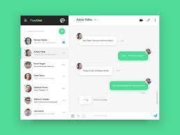 Chat Module Interactive Design Form Design Web Dashboard Design