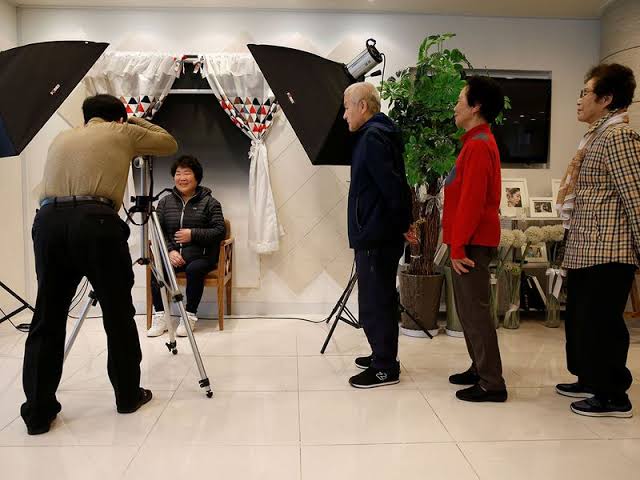 Image result for dying for a better life south koreans fake their funerals for life lessons"