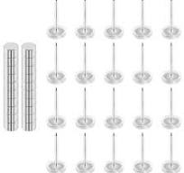 20 Sets Magnetic Push Pins Magnet Thumb Tacks Plastic Head Steel Pin to  Hang Map, Photo, Poster for Walls Bulletin Boards