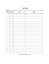 We did not find results for: Basic Log Sheet Openoffice Template