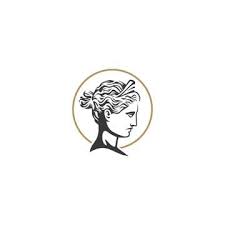 Logo Face Head Goddess Illustration Female Vector Beautiful Ancient Woman Hair Design Greek Icon Symbol Logo Illustration Minimalist Icons Logo Design Creative