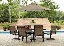 Sears Garden Oasis Harrison 7 Piece Dining Set Outdoor Living Patio Furniture Dining Sets Terassenideen Essplatz Im Freien Terrasse Sitzgruppe