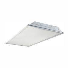 Wire supports must be installed on each tile where a light will be located. Metalux 2 Ft X 4 Ft White Integrated Led Drop Ceiling Troffer Light With 6400 Lumens 4000k 24gr Ld5 38 A Unv L840 Cd1 U The Home Depot