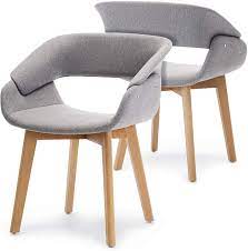 Wood dining chairs, modern wood dining table set, modern white wood dining chair, wood dining table with modern chairs. Buy Ivinta Modern Dining Room Chair Set Of 2 For Kitchen Mid Century Upholstered Fabric Accent Chair With Solid Wood Legs Online In Indonesia B07zwd6sjk