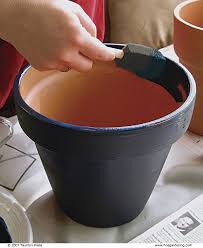 Terracotta is a pourous surface and so our chalk paint can be applied directly to it without a primer which makes this project extremely quick and effective. How To Paint Clay Pots