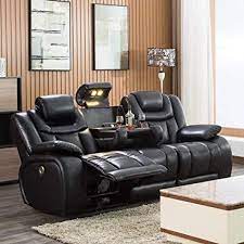 These home theater sofa have recliner features and a sturdy build. Reclining Sofa Home Theater Seating Power Sofa Theater Recliner Sectional Sofa With Adjustable Headrests And Storage Fold Down Table Ac Usb And Cup Holders Amazon In Home Kitchen