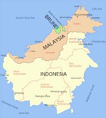 Di peta yang lama, batas wilayah indonesia tampak masih melengkung karena ada dua pulau milik palau. East Malaysia Wikipedia