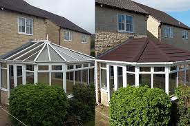 A polycarbonate conservatory roof is the cheapest to replace, and will usually cost between £2,500 and £5,500. Everything About Conservatory Roof Replacement Cosyroof