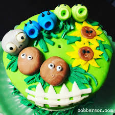 12x plants vs zombies cupcake toppers + wrappers. Plants Vs Zombies Cake Edition Cobberson Co