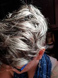 Jae Butler's Salt and Pepper Pixie Cut