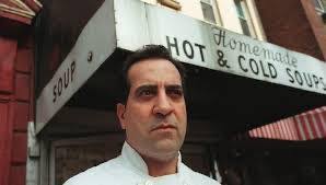 How did George know everyone in front of him got free bread in The Soup  Nazi episode?