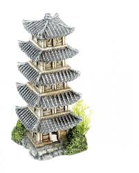 Asian jungle themed fish tank. Lapwater Aquatics Ltd Classic Oriental Tower Plants Aquarium Ornament Fish Tank Decoration 3156 Amazon In Home Kitchen