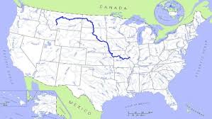 Awesome Journey From Montana To Missouri Down The Missouri River On A Home Built Paddle Board Lake Map Mississippi River Us Map