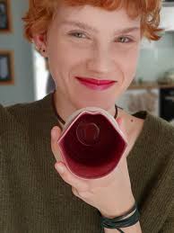 Ceramic Pink Mug With Lips, Light Pink Cup, Coffee Cup, Tea Mug, Pottery,  Gift Idea for Her, Boyfriend and Girlfriend Gift, Valentines Gift