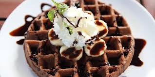 Gaufres Facon Brownie Gaufre Chocolat Delicieux Chocolat Alimentation
