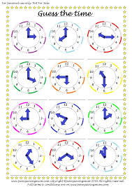 Guess The Time Worksheet Quiz Pdf Time Worksheets Worksheets Educational Worksheets