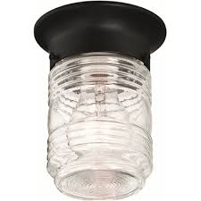 Maybe you would like to learn more about one of these? Design House Part 587220 Design House 1 Light Black Indoor Outdoor Jelly Jar Flush Mount Ceiling Light Outdoor Flush Mount Lights Home Depot Pro