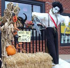 Edward Scissor Hands Scarecrow Halloween Scarecrow Scary Scarecrow