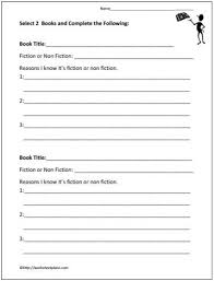 Fiction Vs Non Fiction Graphic Organizer Fiction Vs Nonfiction Nonfiction Nonfiction Lessons