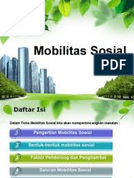 Maybe you would like to learn more about one of these? Mobilitas Sosial