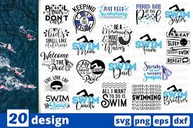Download Swimming Svg Bundle Swim Cricut Pool Quote Print 698060 Cut Files Design Bundles