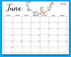 Cute June 2019 Calendar Printable Wallpapers Hd June Calendar Printable June 2019 Calendar Calendar Printables